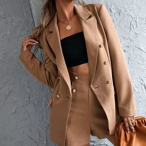 Blazer and Shorts Set